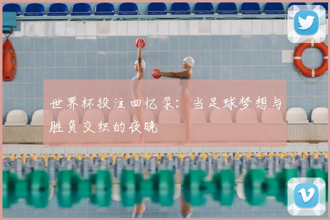世界杯投注回忆录：当足球梦想与胜负交织的夜晚